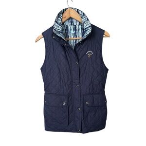 Peter Millar , WATERVILLE 1889, Crown Diamond Quilted Reversible Golf Vest, XS?